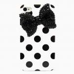 Bling Crystal Polka Dot Wh..