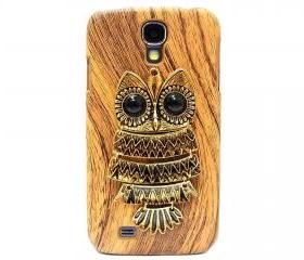 Samsung i9500 Galaxy S4 case, Samsung i9500 Galaxy S4 Metal Owl Case, Wood Pattern Hard Samsung i9500 Galaxy S4 Case Cover LB