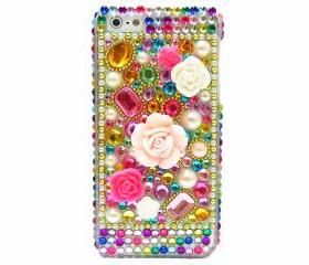 iPhone 5 case, iPhone 5 Case,iPhone 5G case,Floral iPhone 5 Cases, Bling iphone 5 case, Cute iphone 5 case, iPhone 5 bling case, Crystal Flower iphone 5 Case, Pearl iphone 5 Case