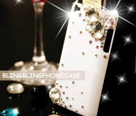 iPod Touch 4 Case, iPod Touch Case, Bling iPod Touch 4 Case, iPod Touch 4th Case Cover, Shine Crystal iPod Touch 4 case, Bling White iPod Touch 4 Case Cover 